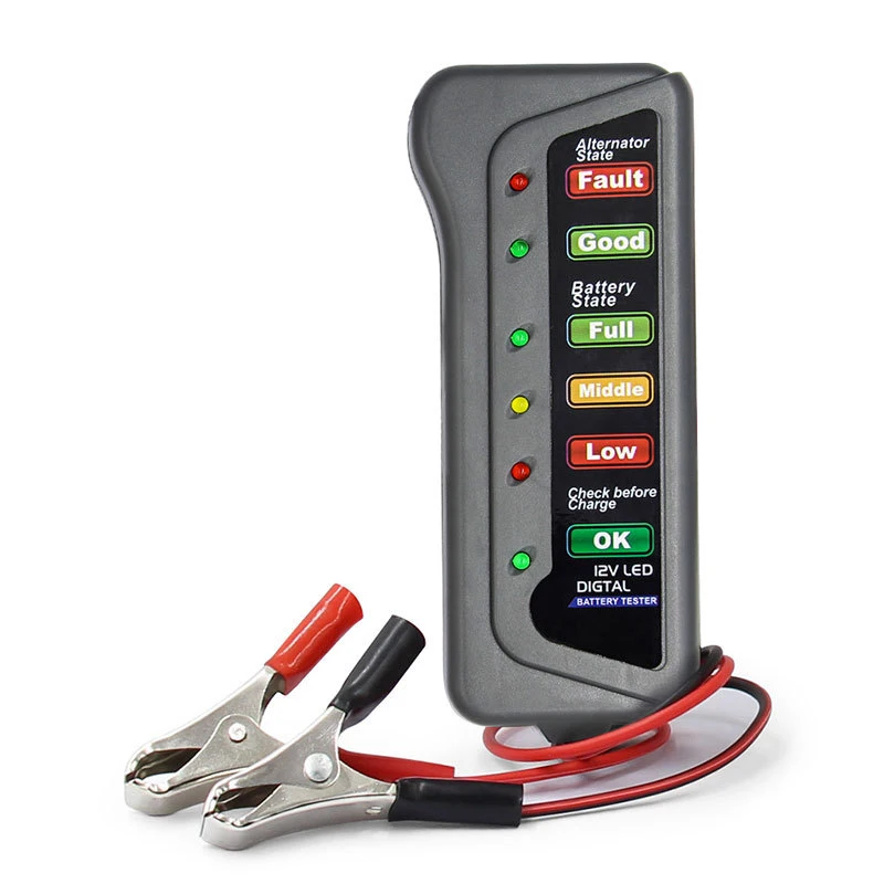 Alternator Tester Digital Diagnostic Tool - جهاز اختبار بطارية السيارة الرقمي المصغر