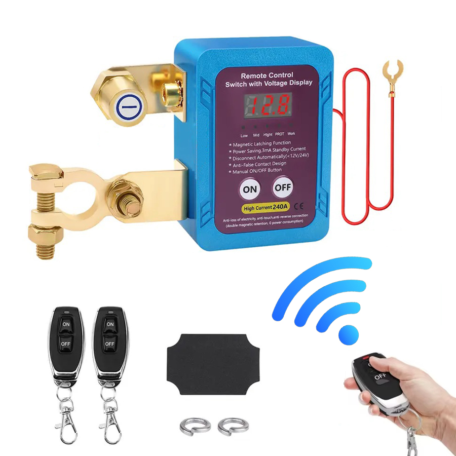Battery Disconnect Switch Master Cut Off - مفتاح فصل البطارية الأوتوماتيكي 12 فولت