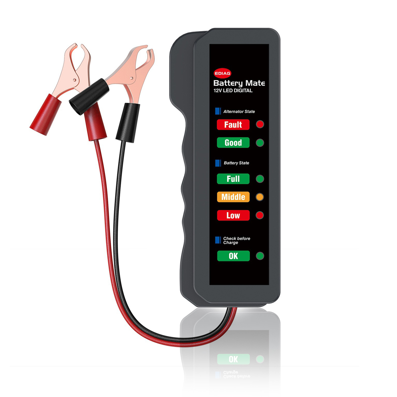 Alternator Tester Digital Diagnostic Tool - جهاز اختبار بطارية السيارة الصغير 12