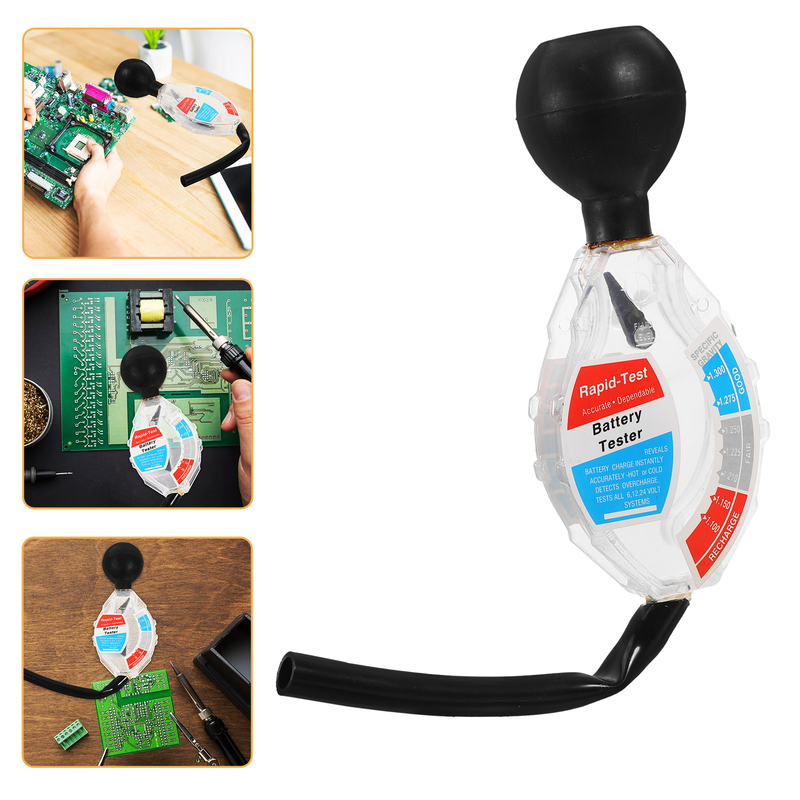 Battery Hydrometer Specific Gravity Tester - جهاز قياس كثافة بطارية السيارة سهل