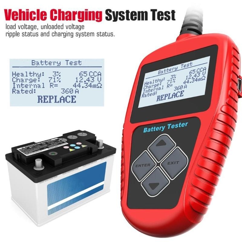 Alternator Tester Digital Diagnostic Tool - 462A دراجة نارية-جهاز كشف الأعطال البطارية