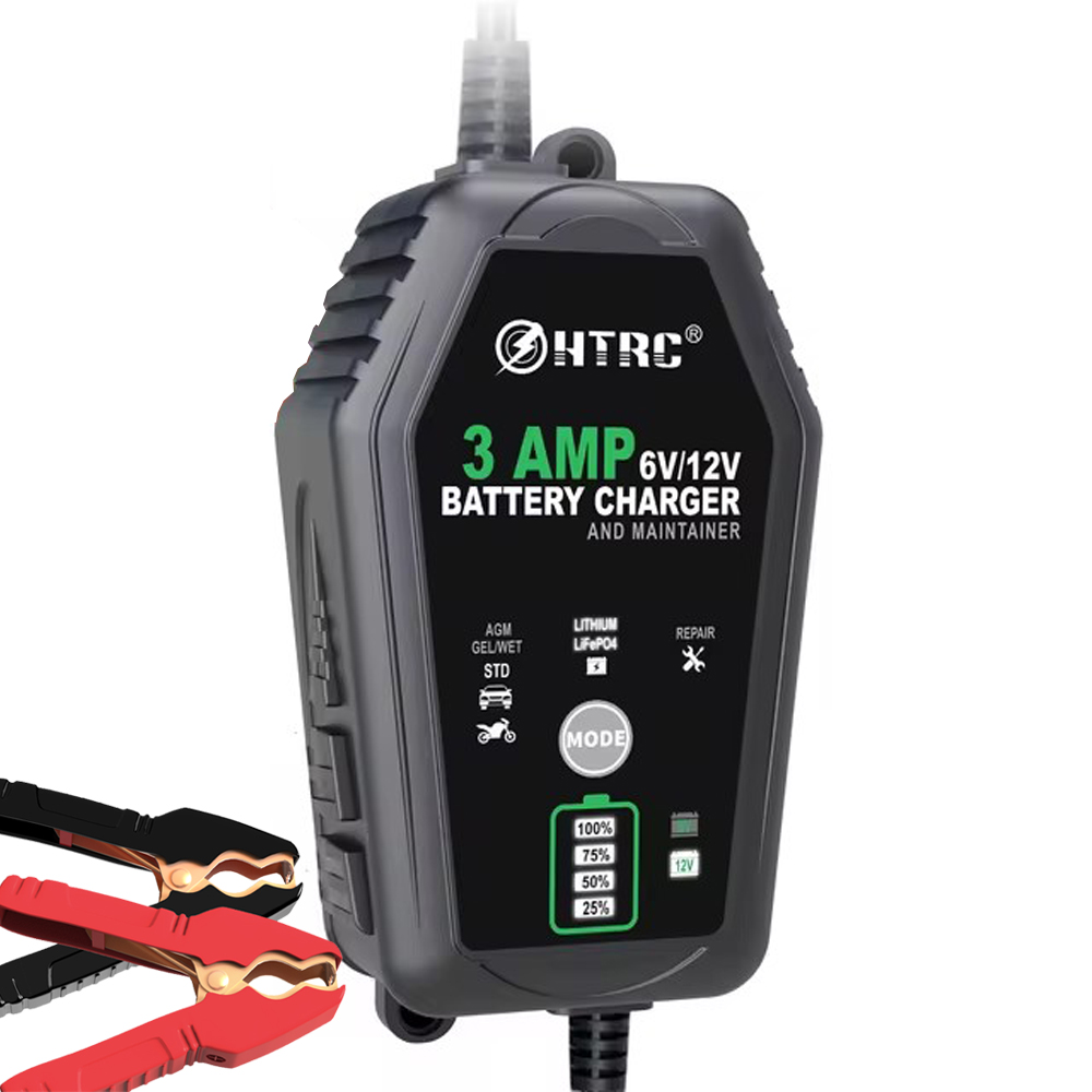 Lifepo4 Battery Charger Smart Automatic - HTRC 6 فولت 12 فولت 3A