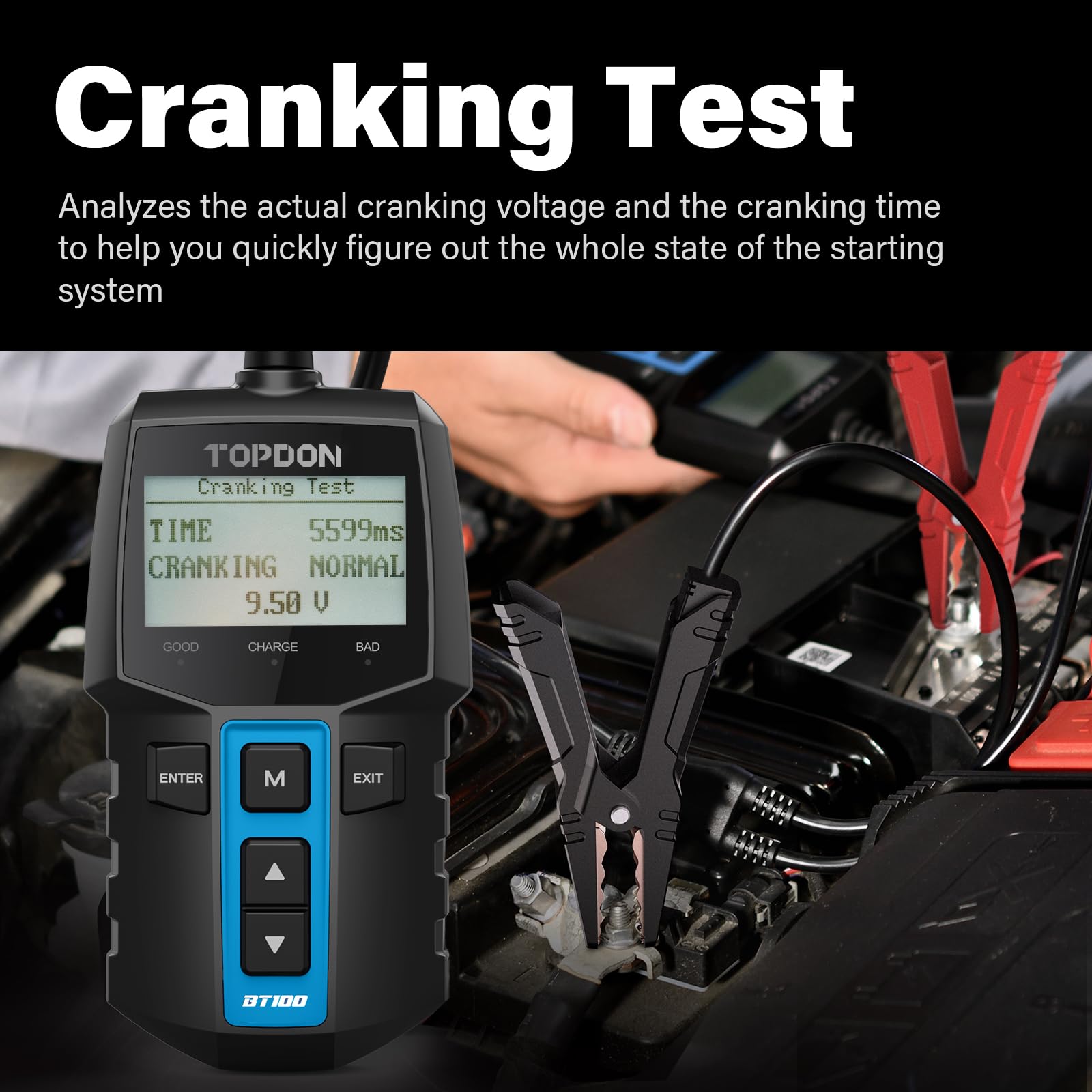جهاز تحليل البطارية الرقمي TOP - مراجعة Car Battery Load Tester Digital Cranking وسعره