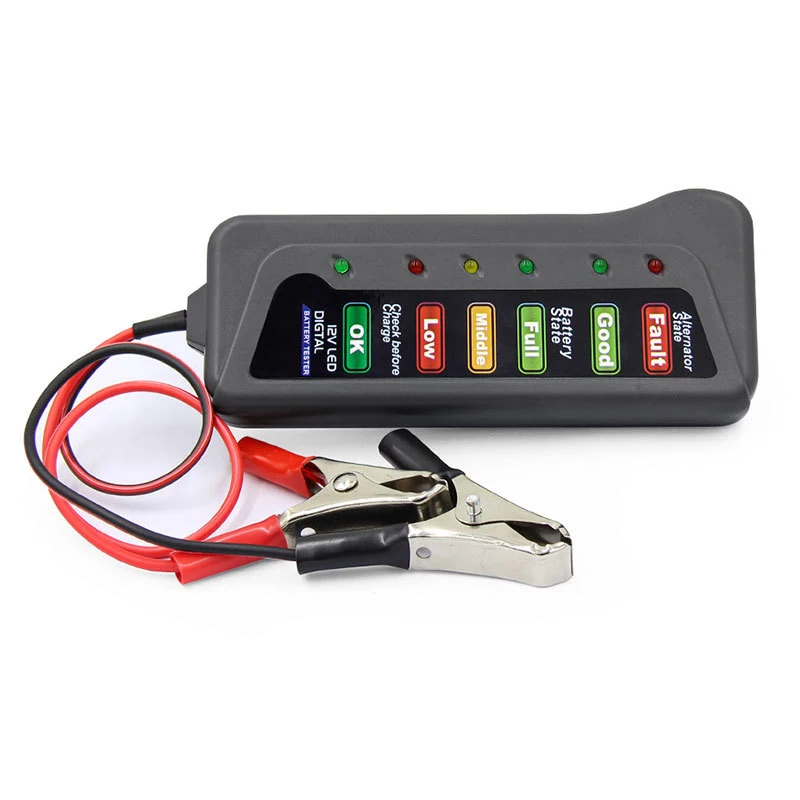 جهاز اختبار بطارية السيارة الر - مراجعة Alternator Tester Digital Diagnostic Tool وسعره
