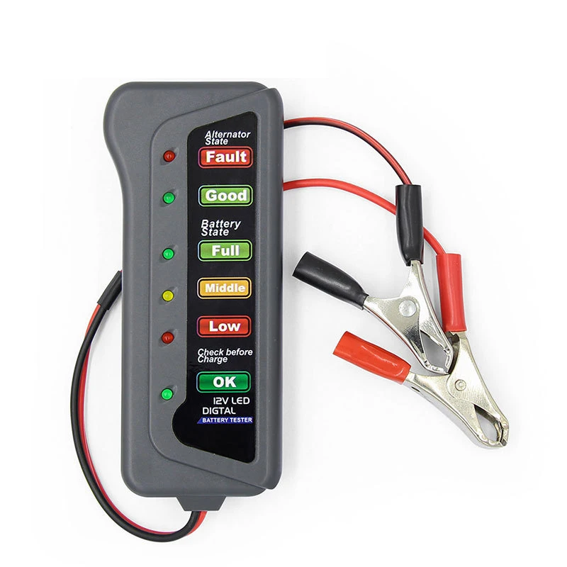 جهاز اختبار بطارية السيارة الر - مراجعة Alternator Tester Digital Diagnostic Tool وسعره