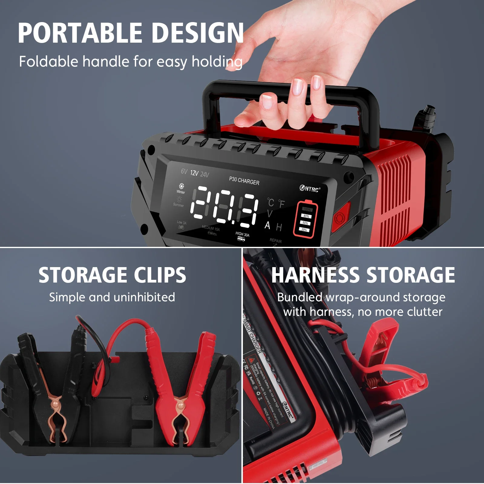 EAFC-شاحن بطارية سيارة ذكي أوت - مراجعة Lifepo4 Battery Charger Smart Automatic وسعره