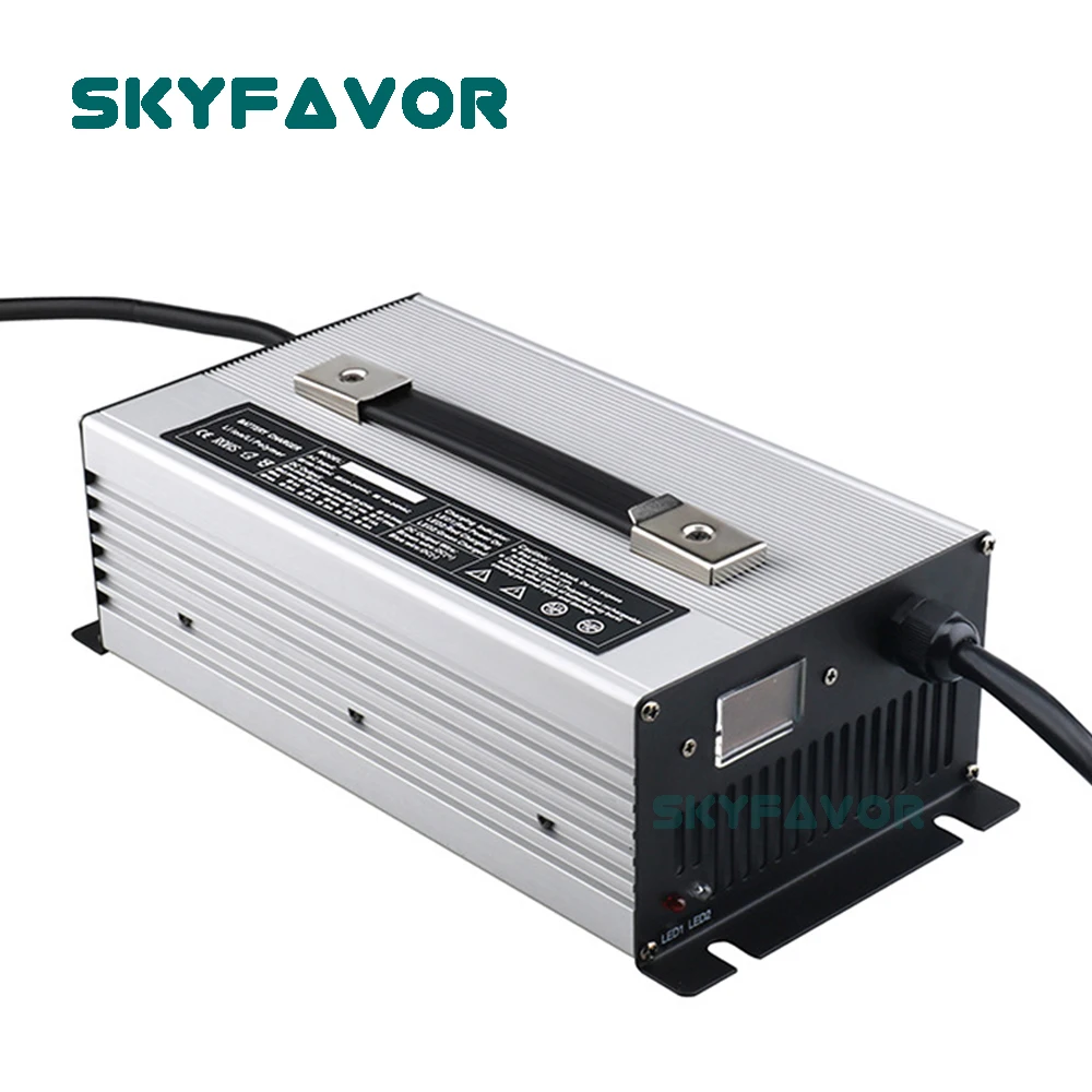 شاحن بطارية أوتوماتيكي احترافي - مراجعة Lifepo4 Battery Charger Smart Automatic وسعره