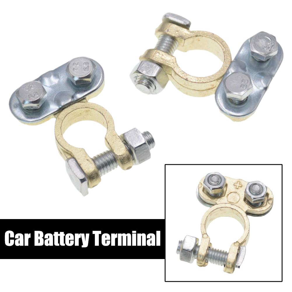 زوج من مشابك توصيل أطراف البطا - مراجعة Battery Terminal Clamps Quick Release Brass وسعره