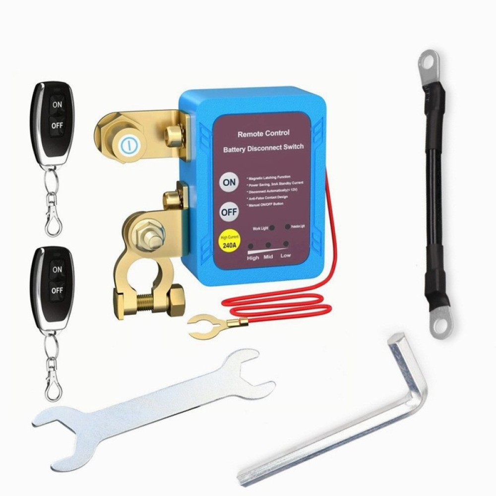 مفتاح فصل بطارية السيارة اللاس - مراجعة Battery Disconnect Switch Master Cut Off وسعره