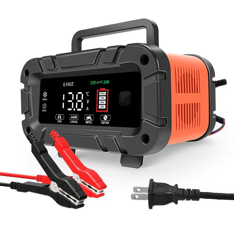 شاحن بطارية 20 أمبير 12 فولت/2 - مراجعة Smart Car Battery Charger 12V 24V 20A وسعره