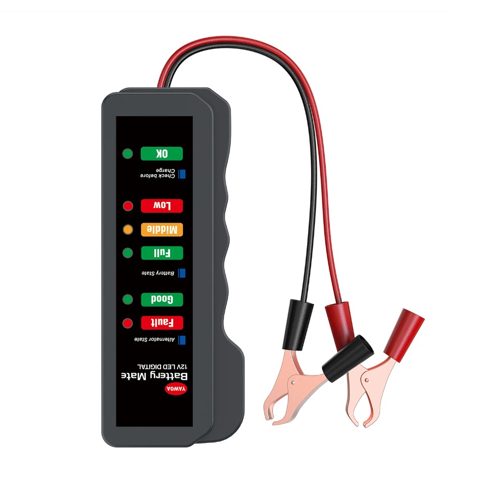 جهاز اختبار بطارية السيارة الص - مراجعة Alternator Tester Digital Diagnostic Tool وسعره