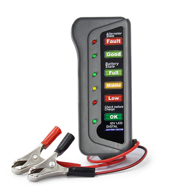 جهاز اختبار بطارية السيارة ، م - مراجعة Alternator Tester Digital Diagnostic Tool وسعره