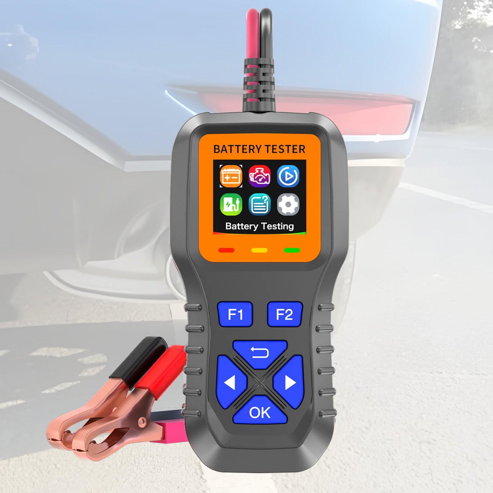 جهاز اختبار بطارية السيارة 12  - مراجعة Alternator Tester Digital Diagnostic Tool وسعره