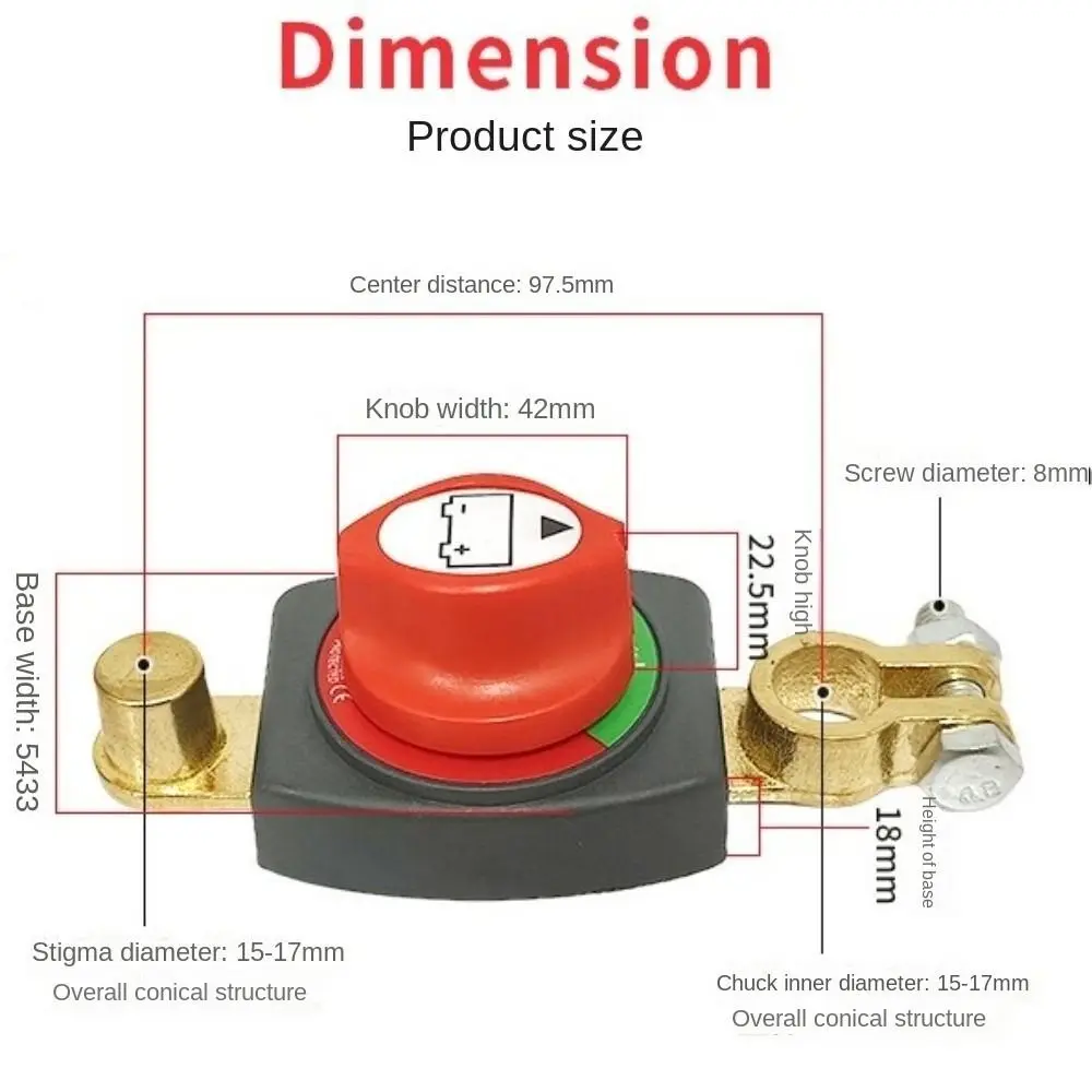 مفتاح فصل البطارية 12-48 فولت، - مراجعة Battery Disconnect Switch Master Cut Off وسعره