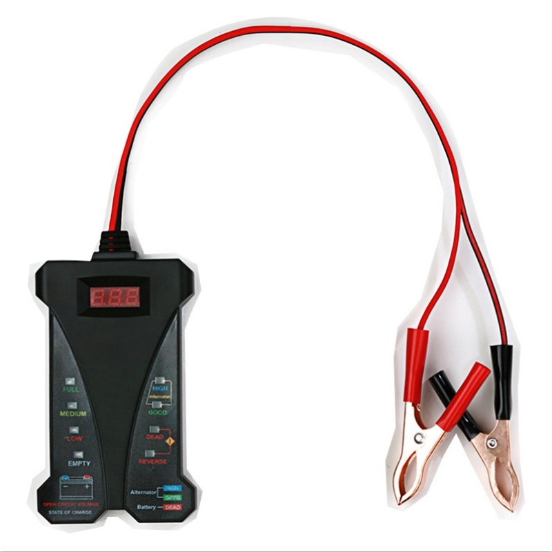 Hot البيع 12 فولت الذكية شاشة  - مراجعة Alternator Tester Digital Diagnostic Tool وسعره