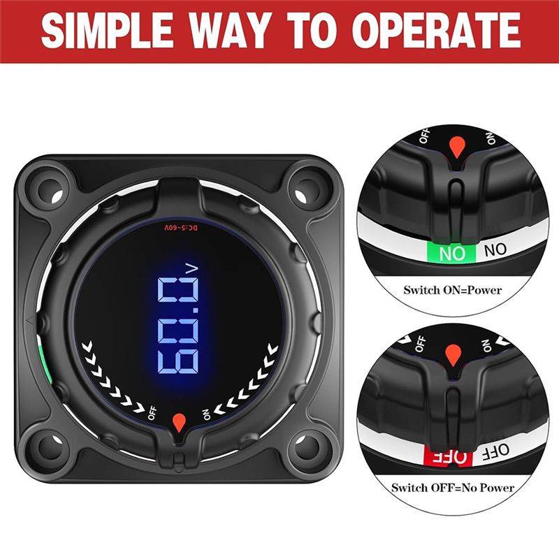 مفتاح فصل البطارية AB98 المطور - مراجعة Battery Disconnect Switch Master Cut Off وسعره