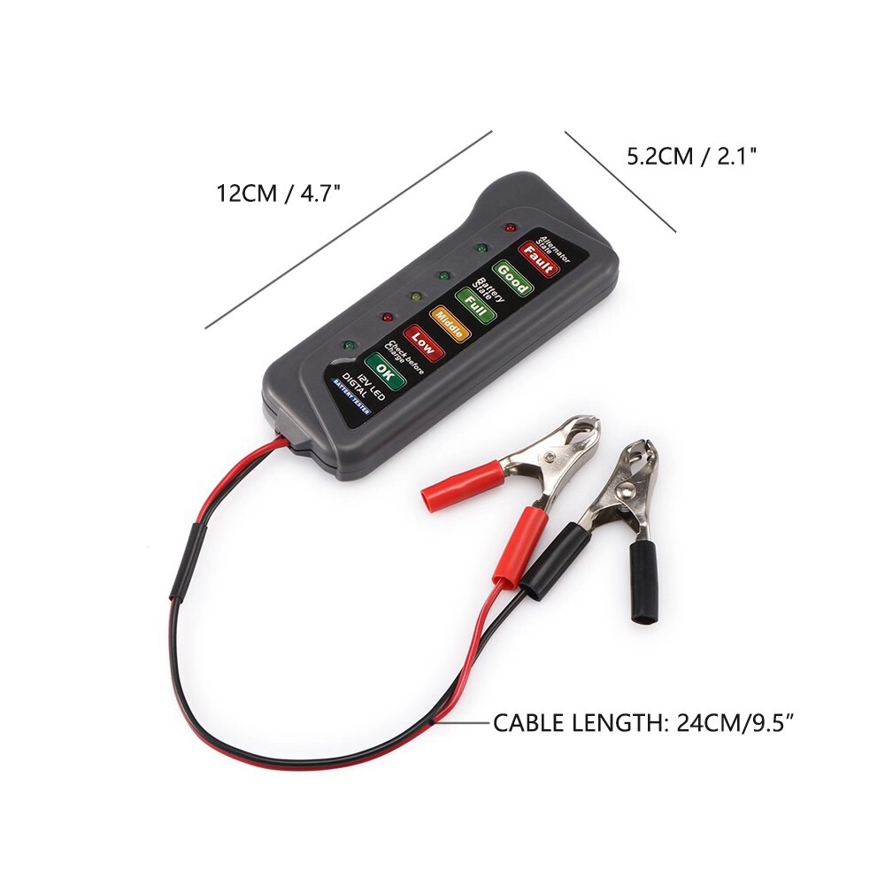 12 فولت جهاز اختبار بطارية الس - مراجعة Alternator Tester Digital Diagnostic Tool وسعره