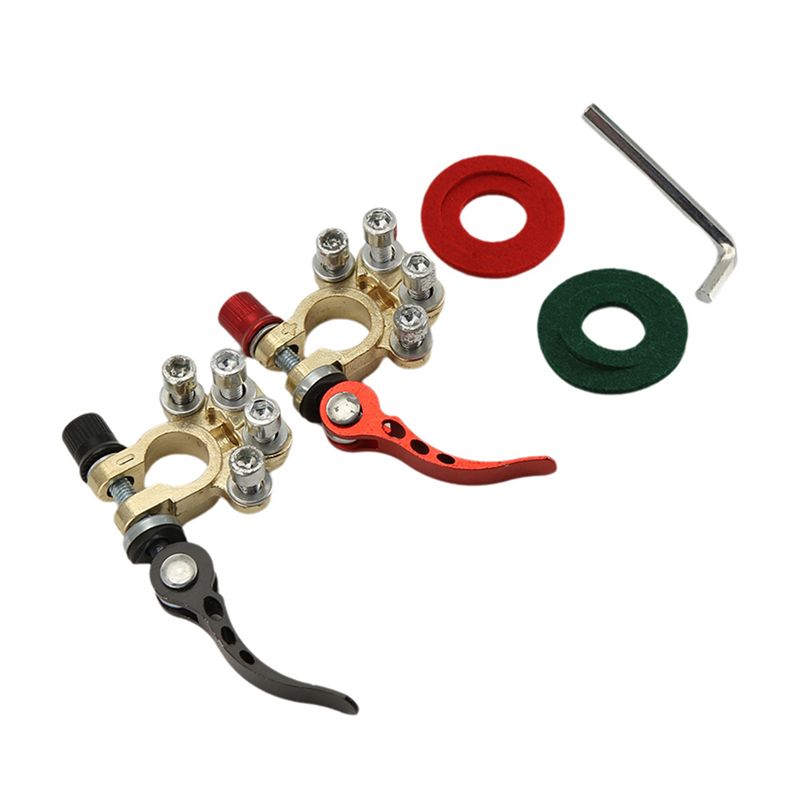 مشابك طرفية لبطارية السيارة N2 - مراجعة Battery Terminal Clamps Quick Release Brass وسعره