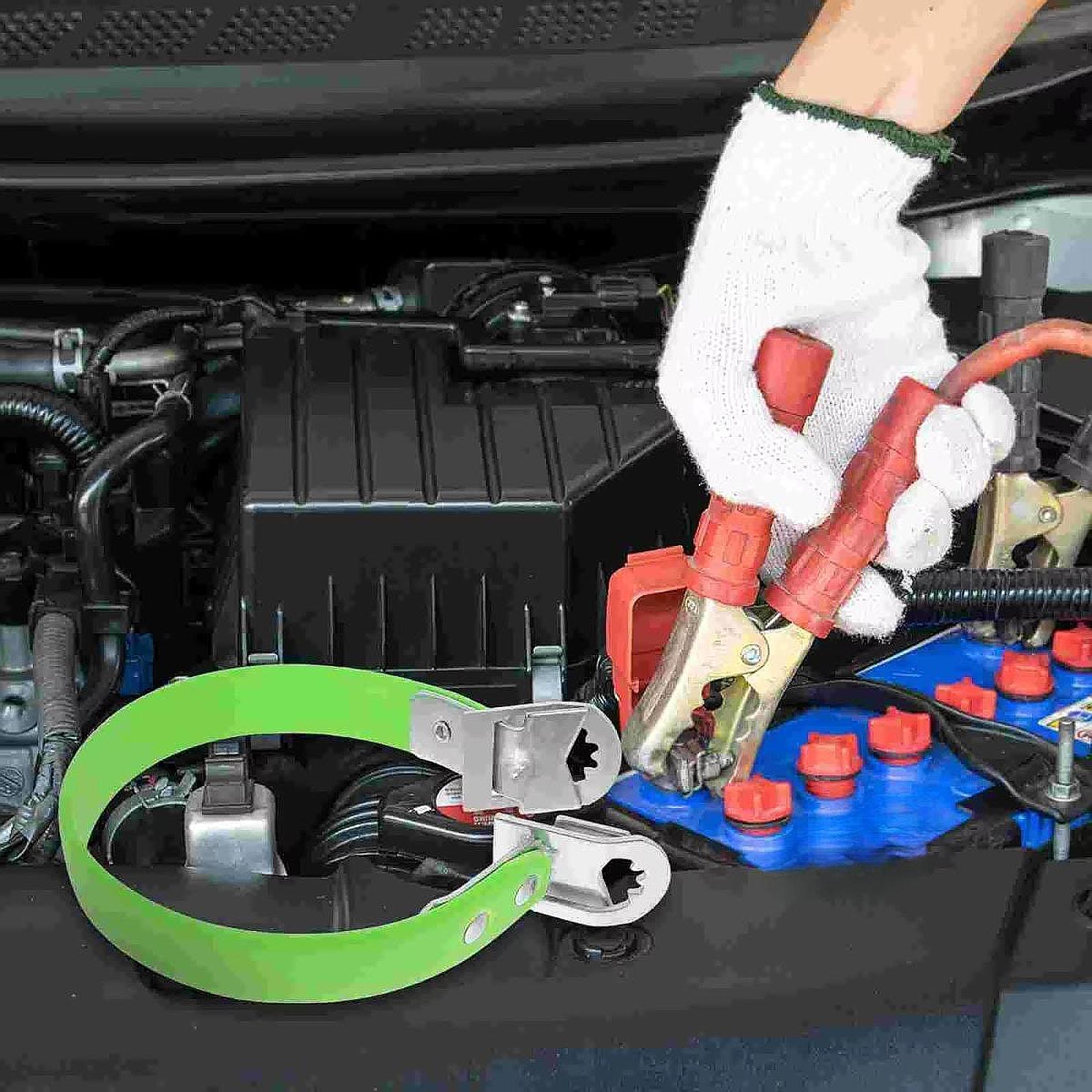 بطارية السيارة رفع حزام رافع ق - مراجعة Battery Carry Strap Lifter Heavy Duty وسعره