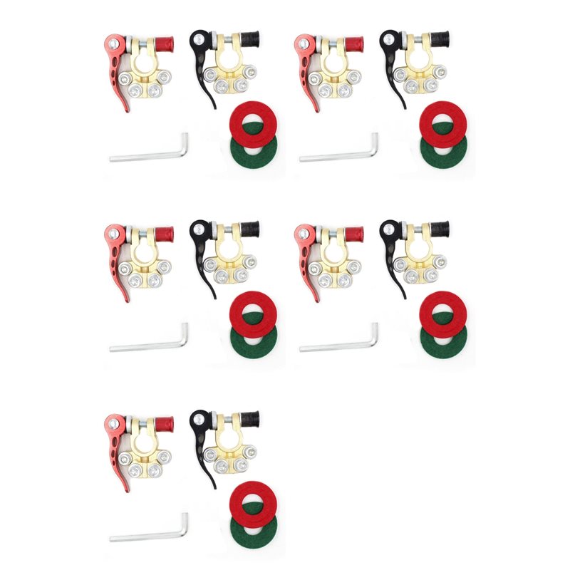 موصلات طرفية لبطارية السيارة M - مراجعة Battery Terminal Clamps Quick Release Brass وسعره