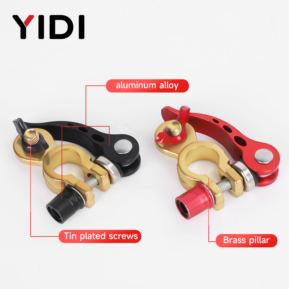 زوج واحد من موصلات بطارية السي - مراجعة Battery Terminal Clamps Quick Release Brass وسعره